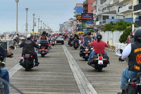 911 Parade of Brothers Boardwalk Motorcycle Ride